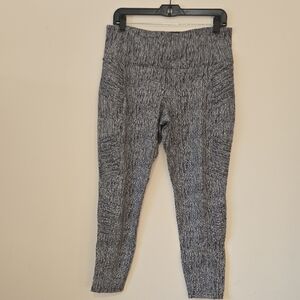 Athleta Black and White Patterned Leggings